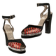 Peep-toe platform shoes, ca. 1972, designed for Rocky Horror Picture Show.